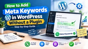 How to Add Meta Keywords in WordPress Without a Plugin — Step-by-Step Guide